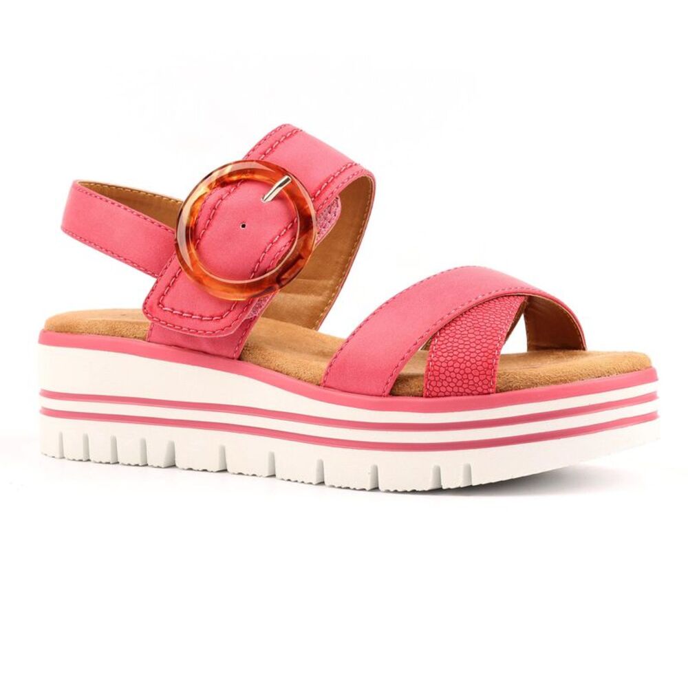 Lunar Womens/Ladies Elise Sandals / Pink